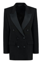 Load image into Gallery viewer, Nevim double-breasted wool blazer