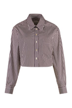 Load image into Gallery viewer, Fleora striped poplin shirt