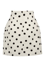 Load image into Gallery viewer, Polka-dot mini-skirt