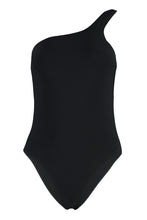 Load image into Gallery viewer, Sage One-shoulder swimsuit