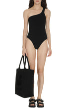 Load image into Gallery viewer, Sage One-shoulder swimsuit
