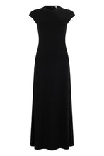 Load image into Gallery viewer, Long dress with short sleeves