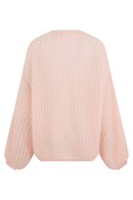 Load image into Gallery viewer, Cardigan in wool with puff sleeves