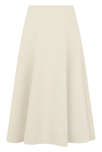 Load image into Gallery viewer, Wide midi cotton skirt