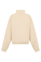 Load image into Gallery viewer, Cotton sweatshirt with zip collar