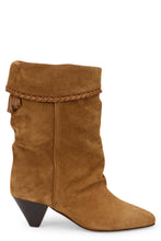 Load image into Gallery viewer, Suede boots with cone heel