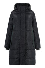 Load image into Gallery viewer, Byward long hooded down jacket - Black Label