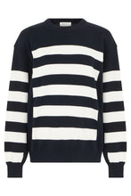 Load image into Gallery viewer, Round neck striped sweater