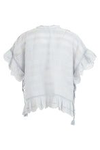 Load image into Gallery viewer, Cotton blouse with lace details