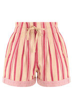 Load image into Gallery viewer, Cotton shorts with stripes