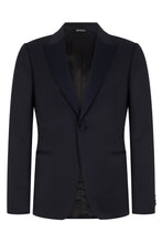 Load image into Gallery viewer, Single-breasted jacket in a wool and cashmere blend