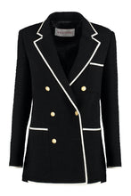Load image into Gallery viewer, Double-breasted wool blazer