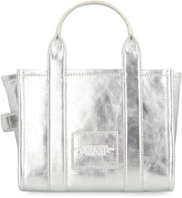 Load image into Gallery viewer, The small metallic leather tote bag
