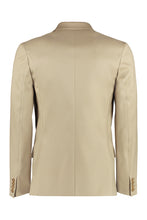 Load image into Gallery viewer, Cotton double-breasted blazer