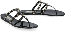 Load image into Gallery viewer, Valentino Garavani - Rockstud studded rubber flip-flop