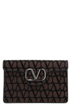 Load image into Gallery viewer, Valentino Garavani - Locò logo print flat pouch