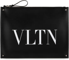 Load image into Gallery viewer, Valentino Garavani - VLTN leather flat pouch