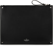 Load image into Gallery viewer, Valentino Garavani - VLTN leather flat pouch