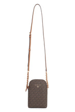 Load image into Gallery viewer, Jet Set Charm Coated canvas phone holder bag