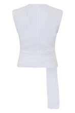 Load image into Gallery viewer, White blouse with knot