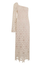 Load image into Gallery viewer, One-shoulder lace dress