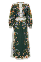 Load image into Gallery viewer, Long dress with floral print
