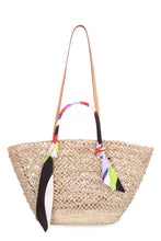 Load image into Gallery viewer, Bon Bon raffia tote bag