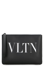 Load image into Gallery viewer, Valentino Garavani - VLTN leather flat pouch