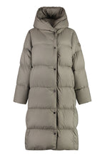 Load image into Gallery viewer, Rhoda long hooded down jacket