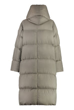 Load image into Gallery viewer, Rhoda long hooded down jacket