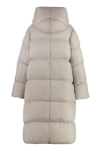 Load image into Gallery viewer, Rhoda long hooded down jacket