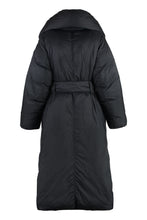 Load image into Gallery viewer, Elie Blanket long hooded down jacket