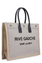 Load image into Gallery viewer, Rive Gauche canvas tote bag