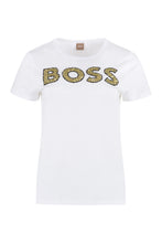 Load image into Gallery viewer, Cotton crew-neck T-shirt