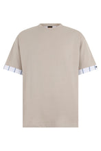 Load image into Gallery viewer, Cotton T-shirt with contrast sleeves