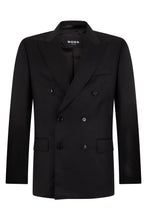 Load image into Gallery viewer, Double-breasted jacket with notch lapels