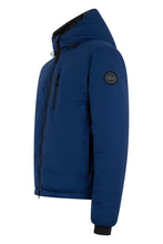 Load image into Gallery viewer, Dark blue jacket with hood and pocket