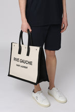 Load image into Gallery viewer, Rive Gauche canvas tote bag
