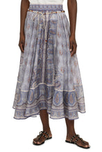 Load image into Gallery viewer, Vitali printed silk skirt