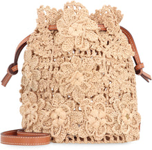 Load image into Gallery viewer, Raffia bucket bag