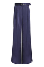 Load image into Gallery viewer, Silk wide-leg trousers