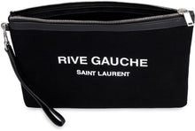 Load image into Gallery viewer, Canvas flat pouch