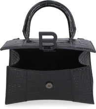 Load image into Gallery viewer, Hourglass XS croco-print leather bag