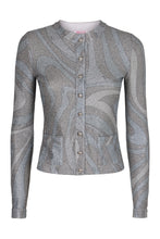 Load image into Gallery viewer, Cardigan in Jersey Lamé