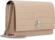Load image into Gallery viewer, Skull croco-print leather mini-bag