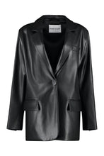 Load image into Gallery viewer, Jumbo vegan leather blazer