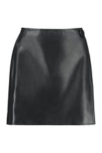 Load image into Gallery viewer, Vegan leather mini skirt