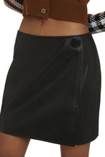 Load image into Gallery viewer, Vegan leather mini skirt