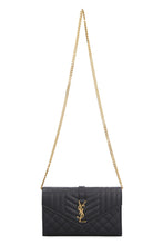 Load image into Gallery viewer, Monogram leather wallet on chain