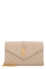 Load image into Gallery viewer, Monogram leather wallet on chain